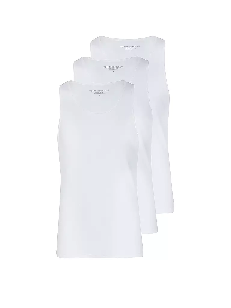 TOMMY HILFIGER Shirt 3er Pkg. white weiss