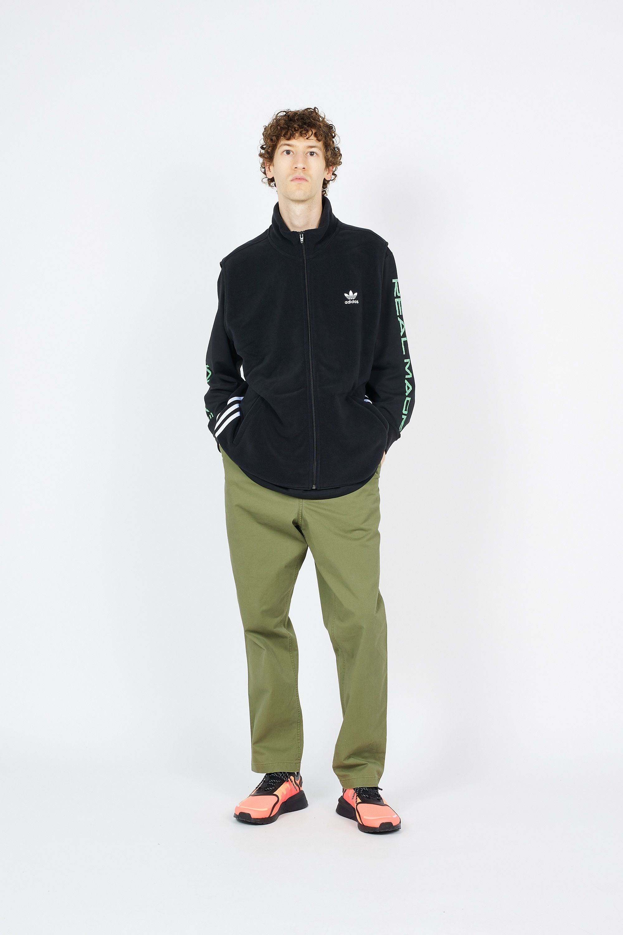 ADIDAS Veste ADICOLOR 3-STRIPES FLEECE Noir