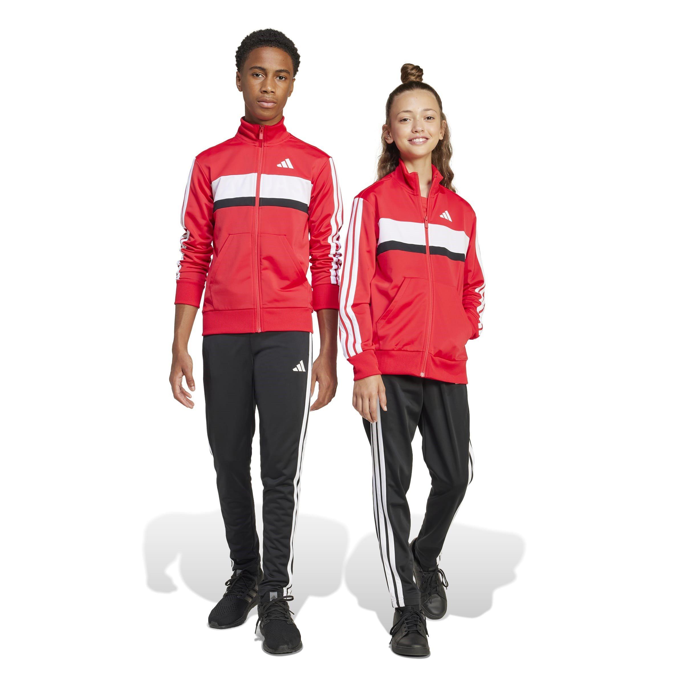adidas Seasonal Essentials Tiberio 3-Stripes Tricot Track Suit Juniors