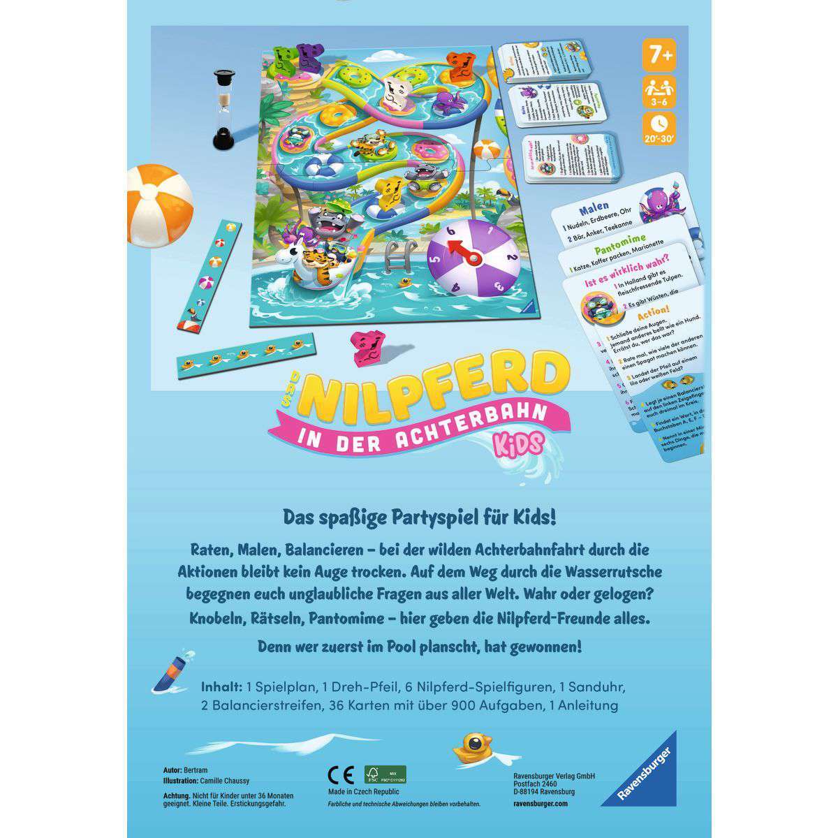 Ravensburger Spiel Das Nilpferd in der Achterbahn Kids