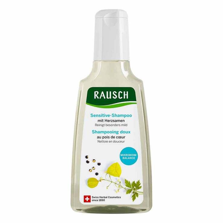 Rausch Sensitive-Shampoo mit Herzsamen, 200 ml