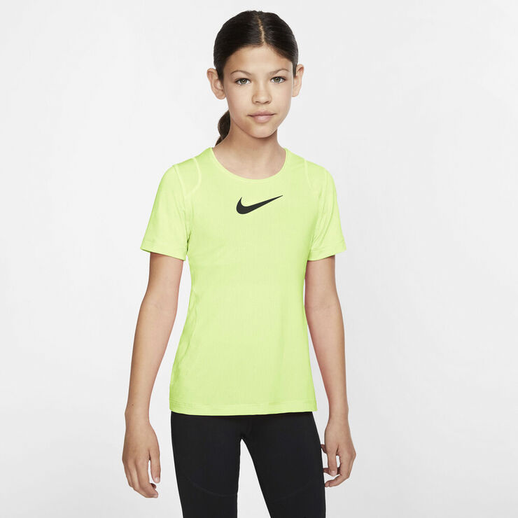 Nike Pro Big Kids T Shirt Grøn