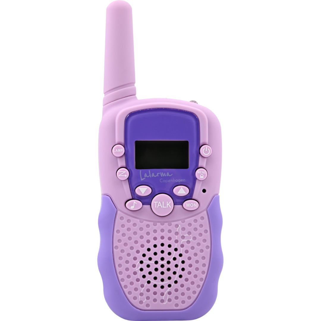 Lalarma walkie talkie paars - 1st