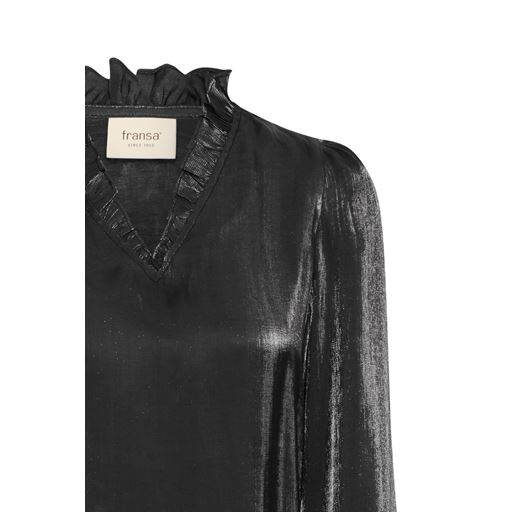 Fransa Yolanda Bluse, Black, XXL
