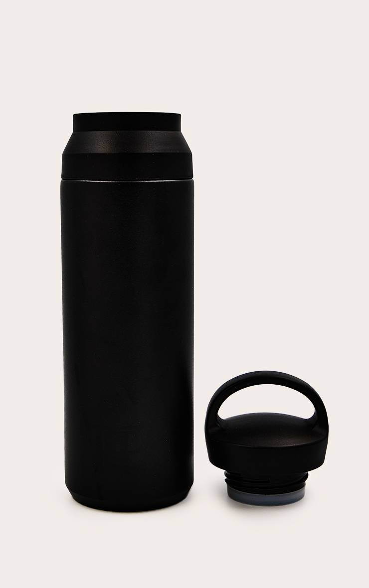 Noir Bouteille D'eau En Métal