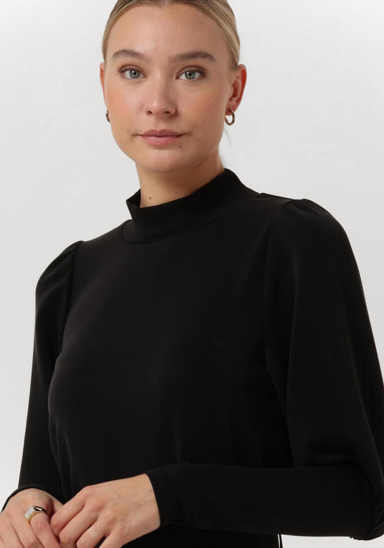 MY ESSENTIAL WARDROBE zwarte my essential wardrobe trui elle ls puff blouse
