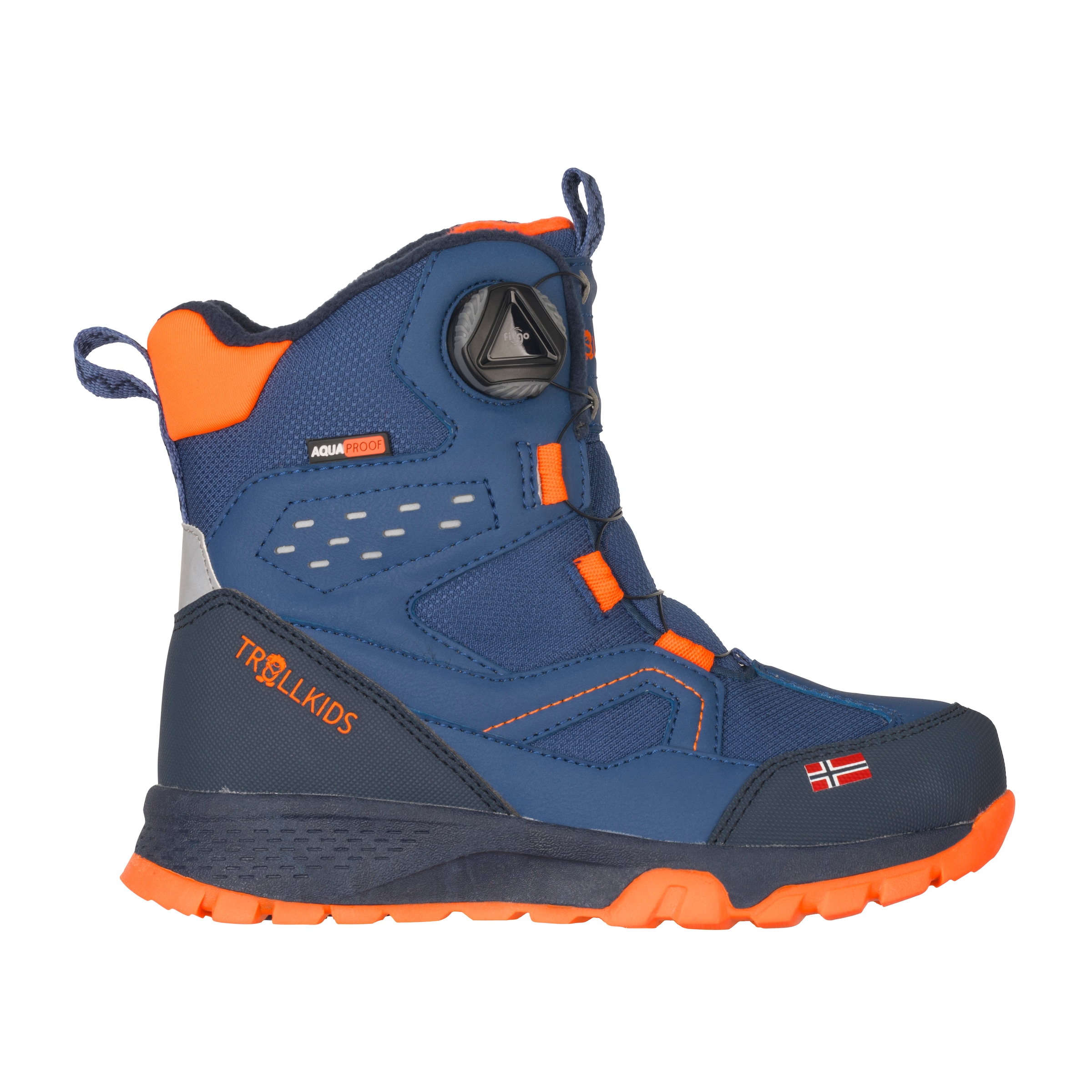 TROLLKIDS Winterstiefel »KIDS KIRKENES WINTER BOOTS«  wasserdicht,  fitgo Schnellschnürsystem, reflektierende Details