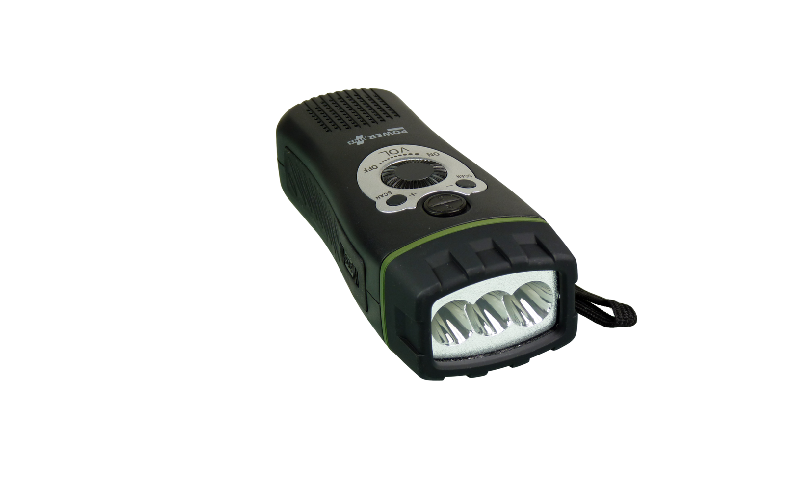 PowerPlus Wolf Dynamo USB LED Taschenlampe und Radio 3,6 V 80 mAh