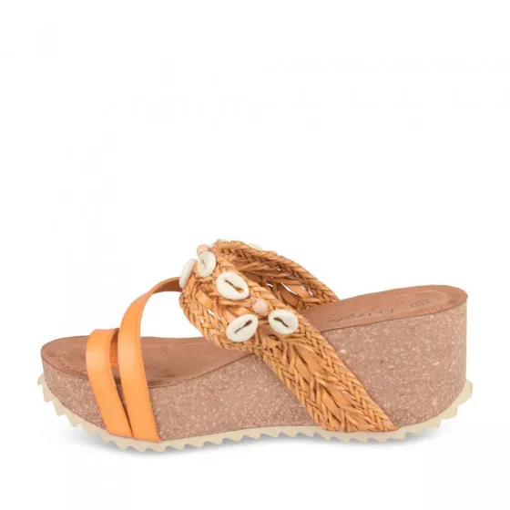 Mules JAUNE LADY GLAM