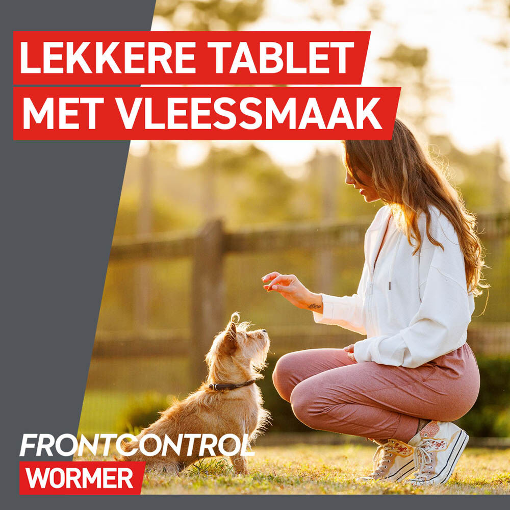Frontcontrol Wormer Hond XL - Ontwormingsmiddel - 2 Stuks - XL