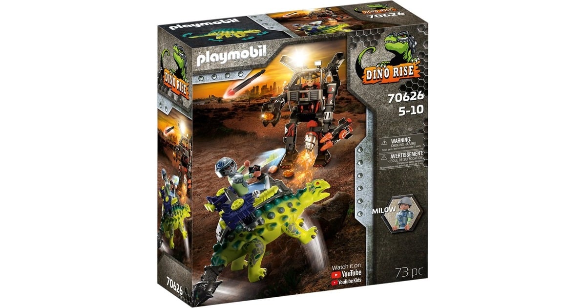 PLAYMOBILDino Rise - Saichania: verdediging van de vechtersbazen Constructiespeelgoed  (70626)