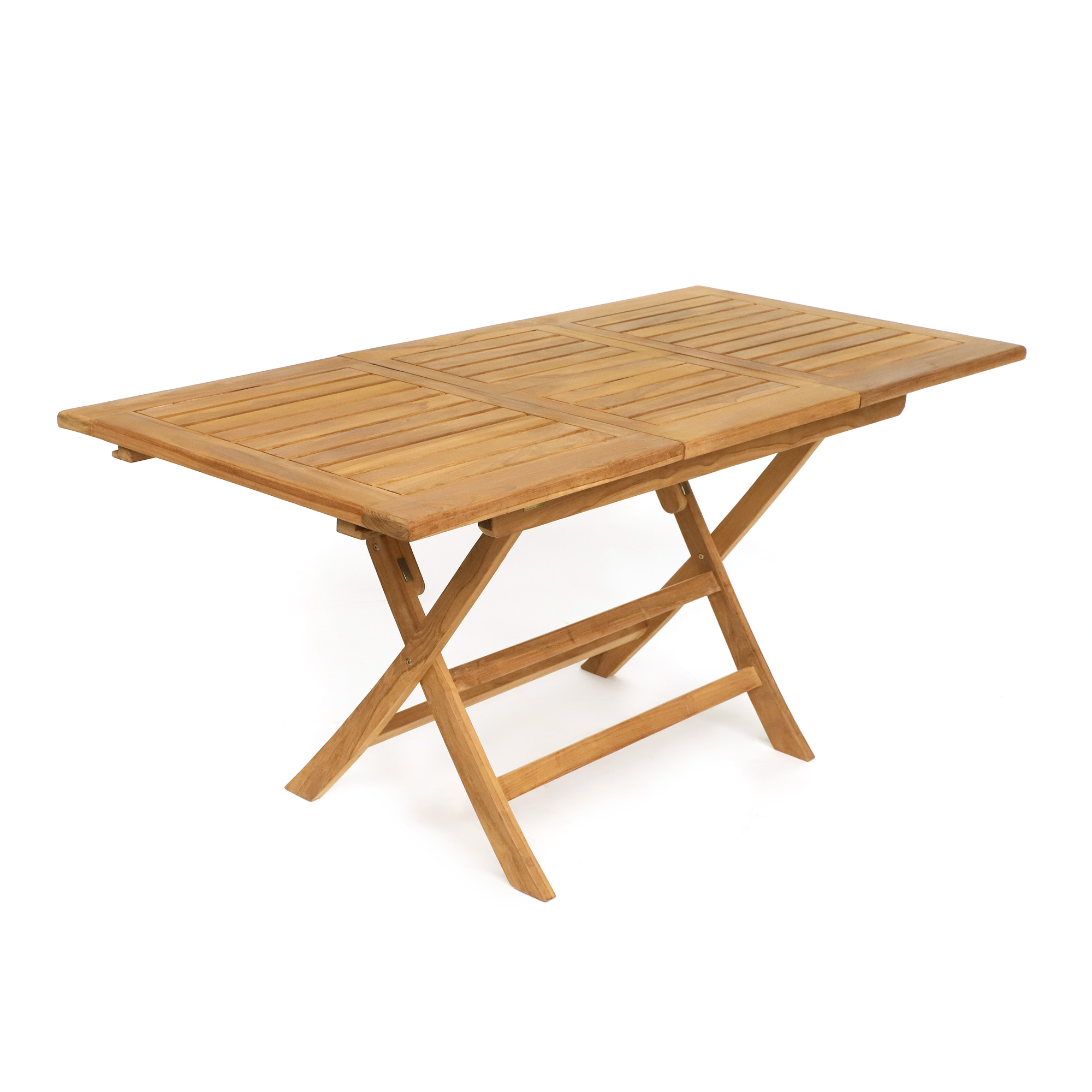 Klapp- & Auszieh-Gartentisch 'Stavanger', Teak natur, B 120 / 170 cm, L 70 cm, H 75 cm günstig bestellen