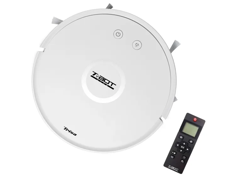 Trisa T-Bot Lite, Poseløs, Hvid, Rund, 3 hjul, 0,45 L, 65 dB