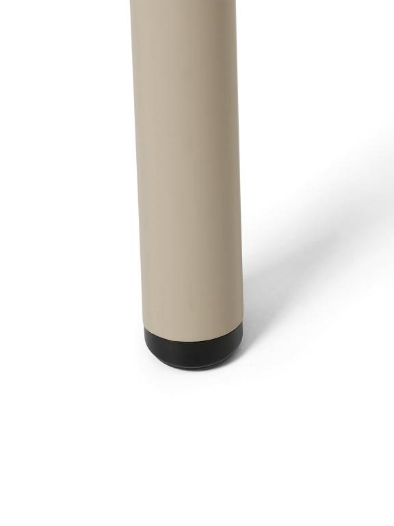 Ferm Living Rico eetkamerstoel met cashmere onderstel bouclé off-white