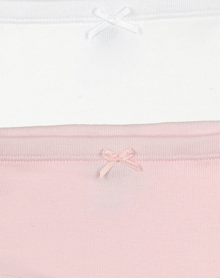 Unterhose CLASSY GIRL 2er-Pack in weiß/rosa
