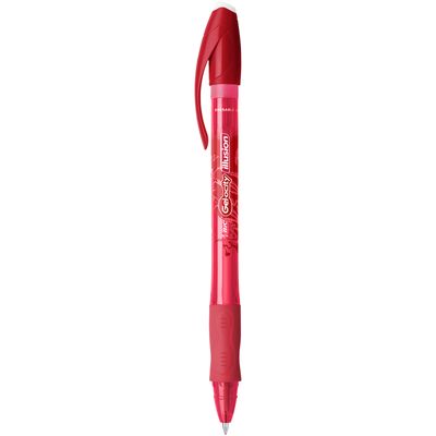 Bic Gelocity Illusion - Roller effaçable - 0,7 mm - rouge
