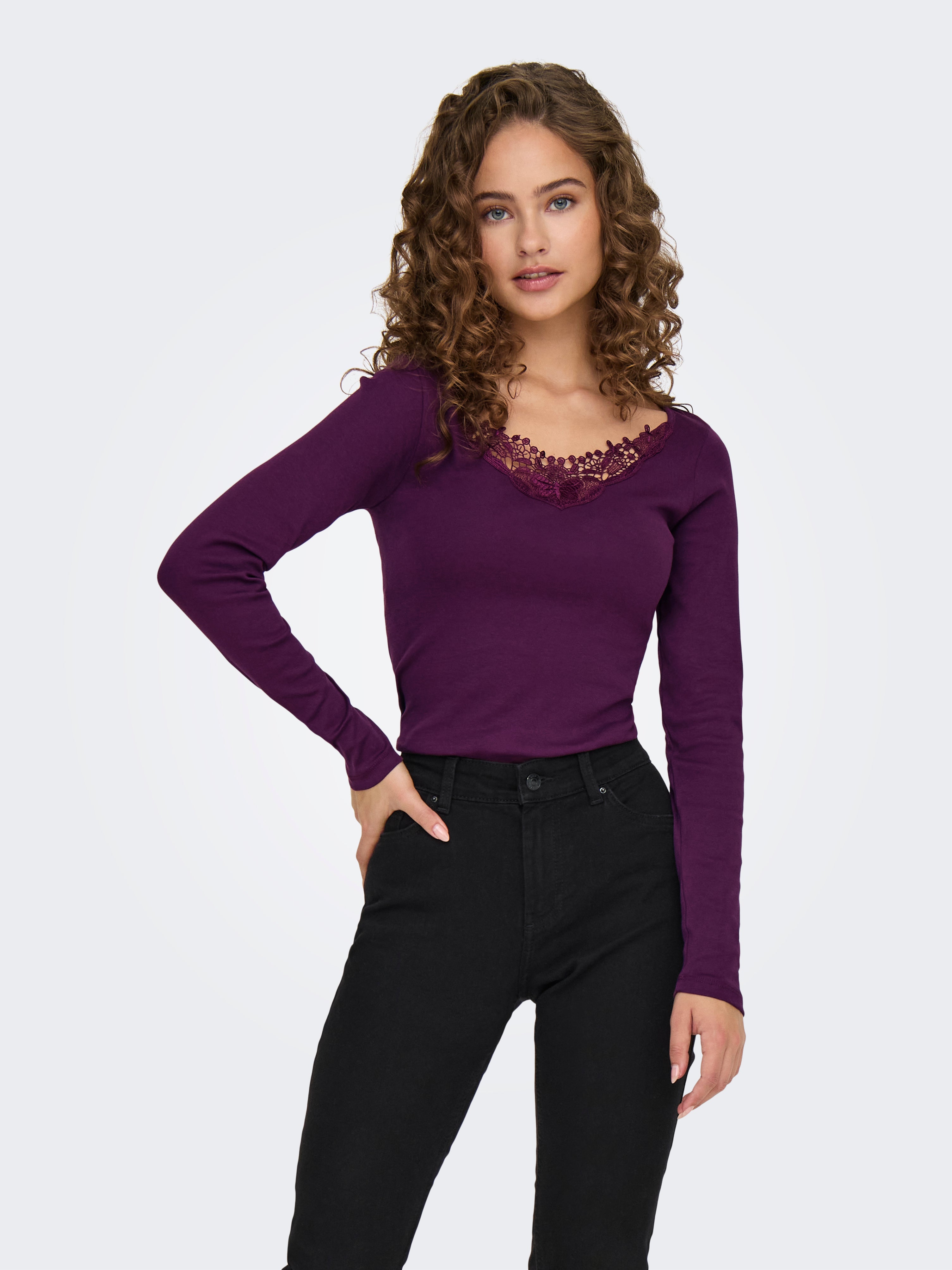 ONLKIRA Top Italian Plum
