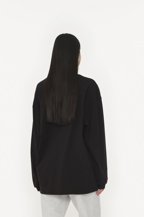 ROTATE Birger Christensen Thin Jersey Longsleeve Black