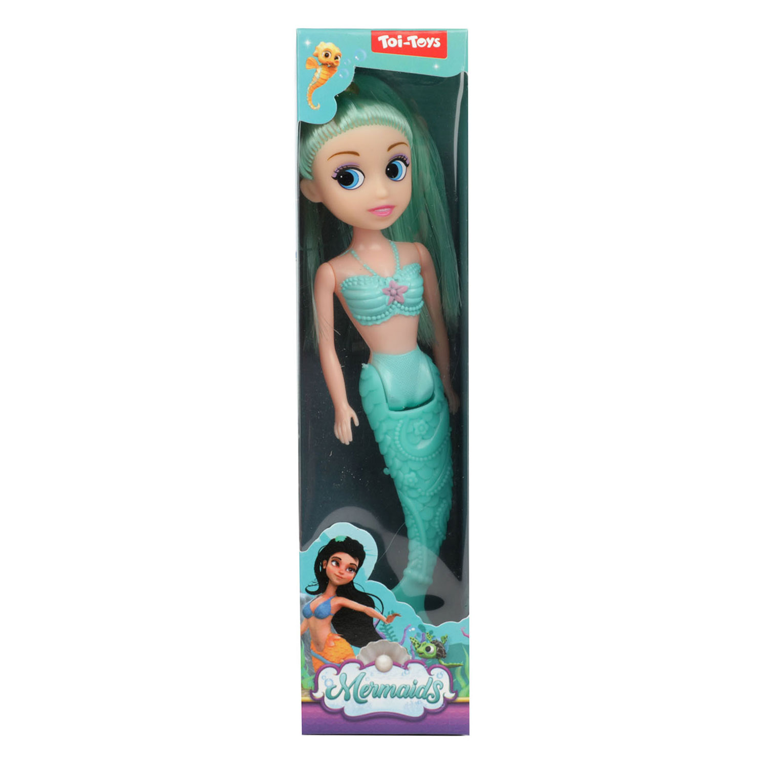 Mermaids Zeemeerminpop met Buigbare Staart, 18cm