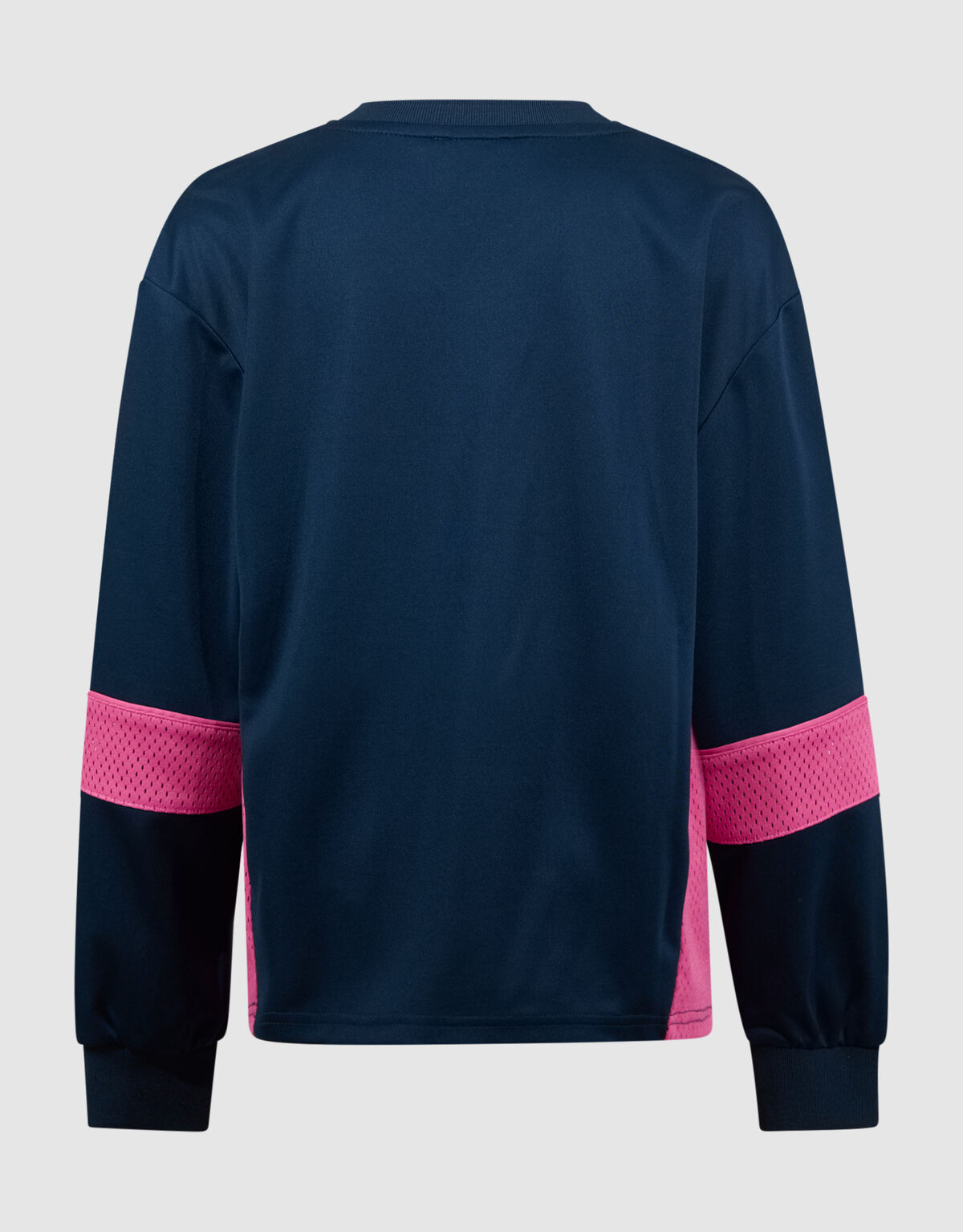 Baseball Mix Longleeve Top Donkerblauw