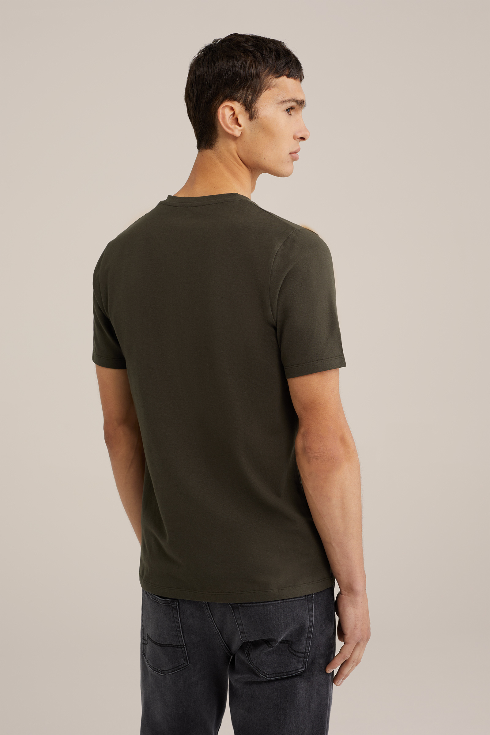 T-shirt WE Fashion Legergroen