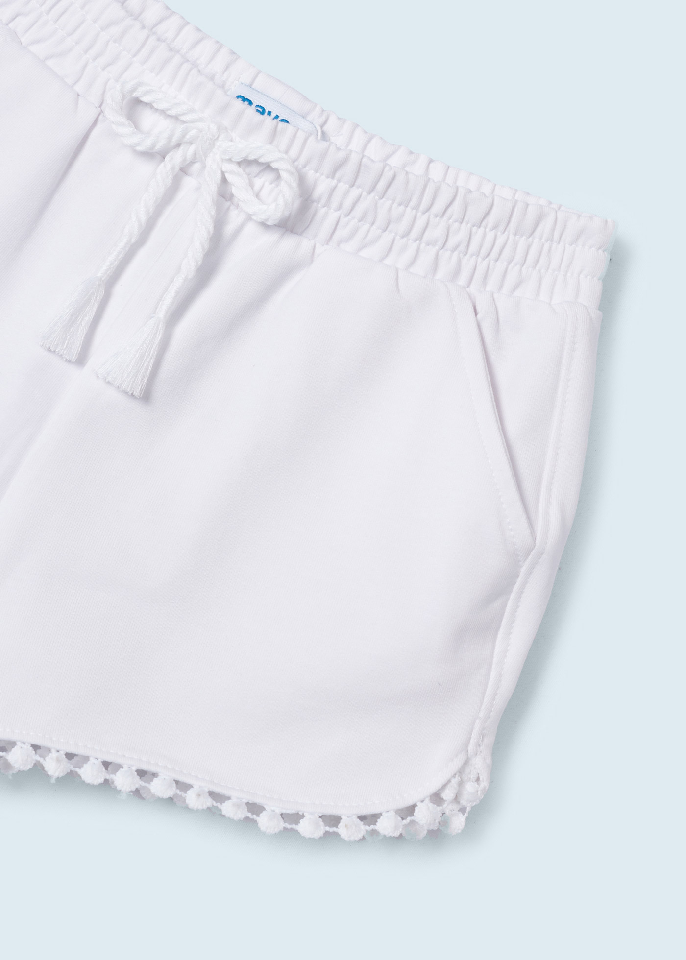 Calções de algodão sustentável para meninas