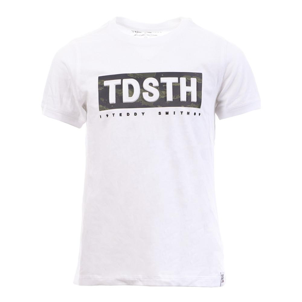 Teddy Smith T-shirt Blanc Garçon Teddy Smith Sims