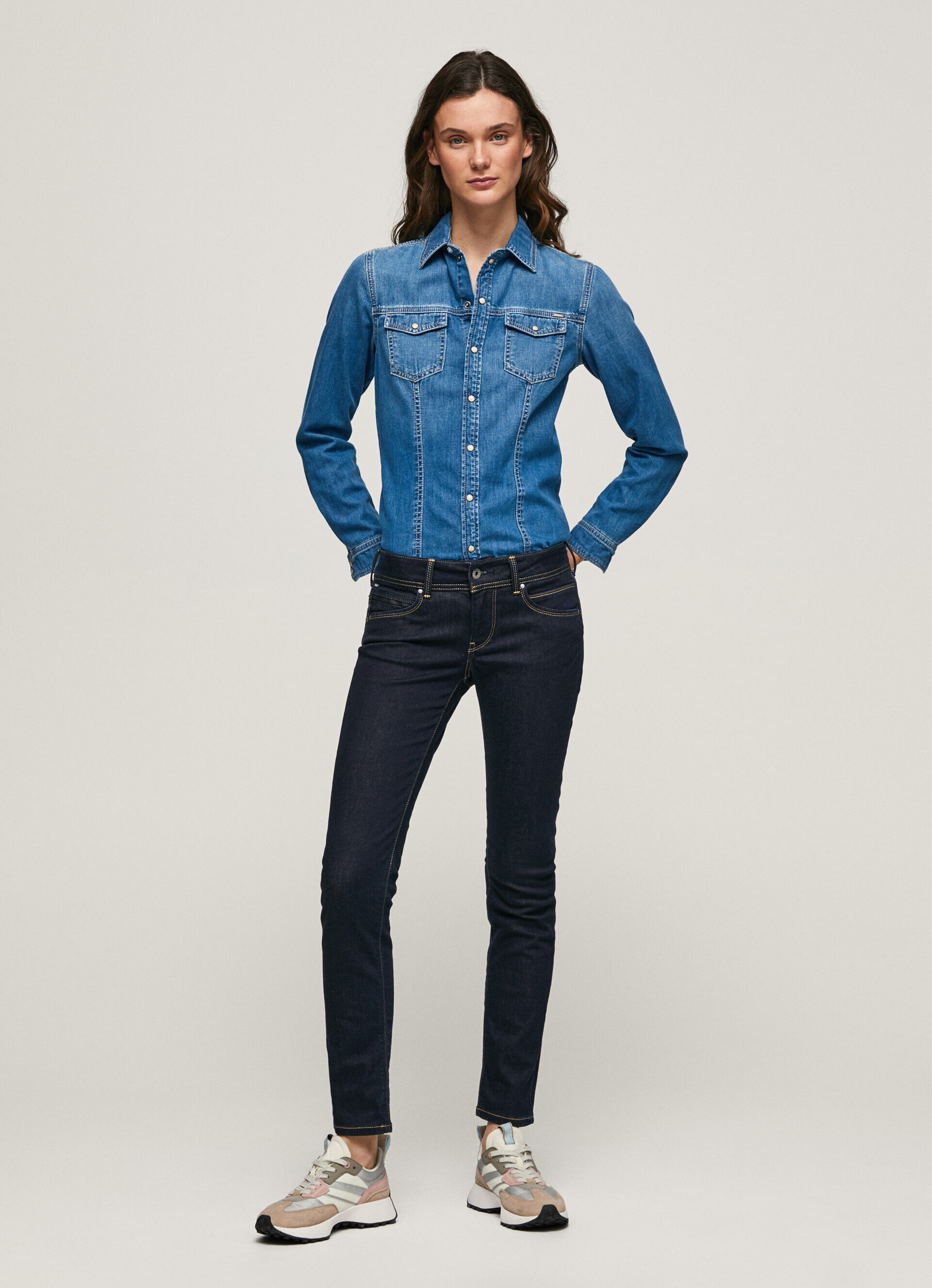 JEAN NEW BROOKE REGULAR MÉDIO SHOT - jeans