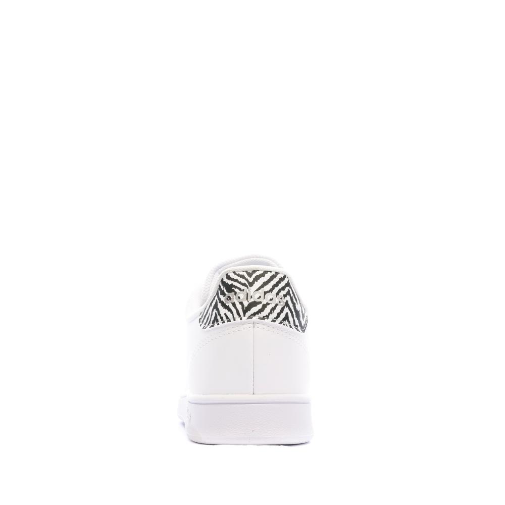 Adidas Baskets Blanches/Zèbre Fille Adidas Advantage K