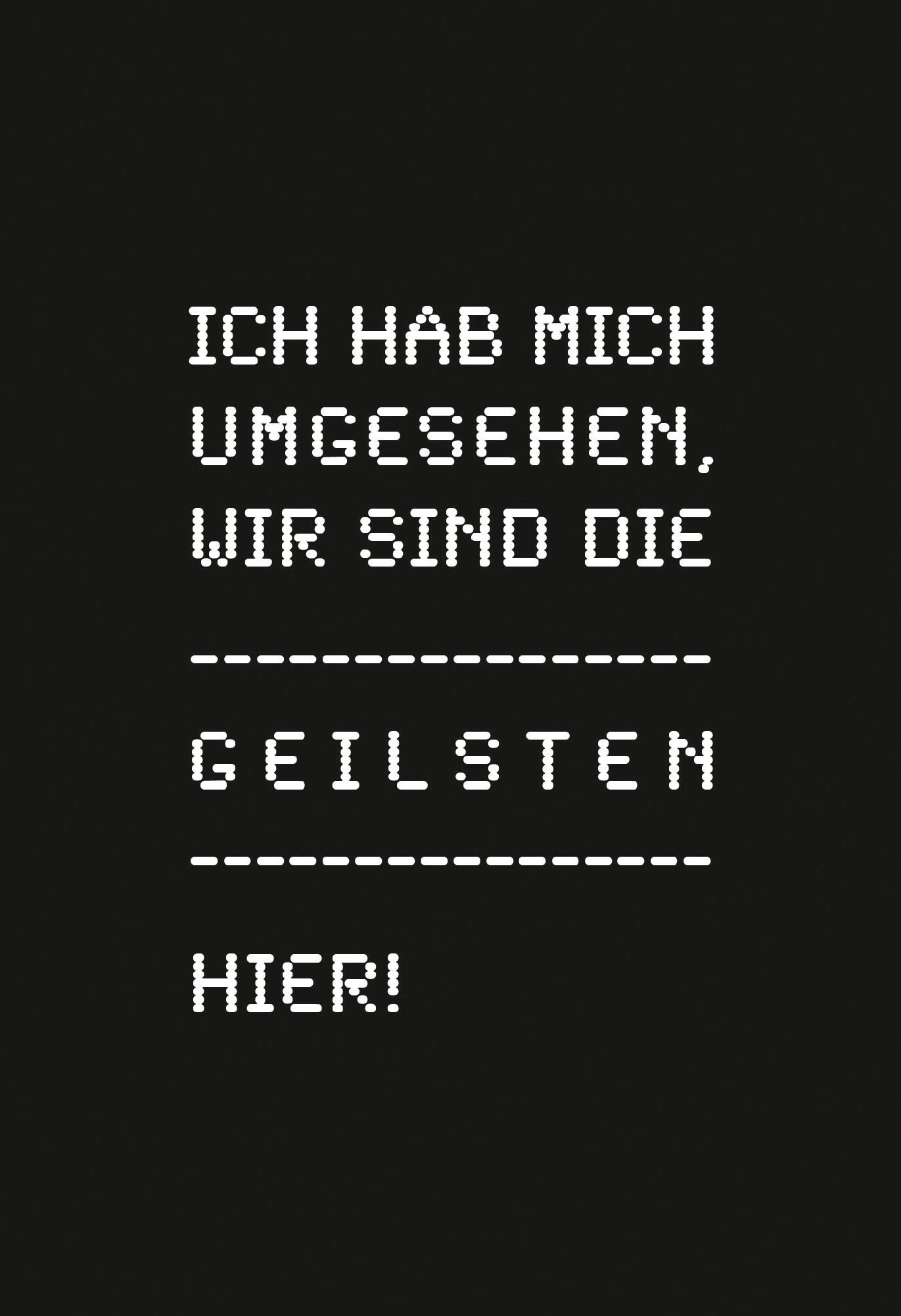 Postkarte 'Ich hab mich umgesehen' günstig bestellen