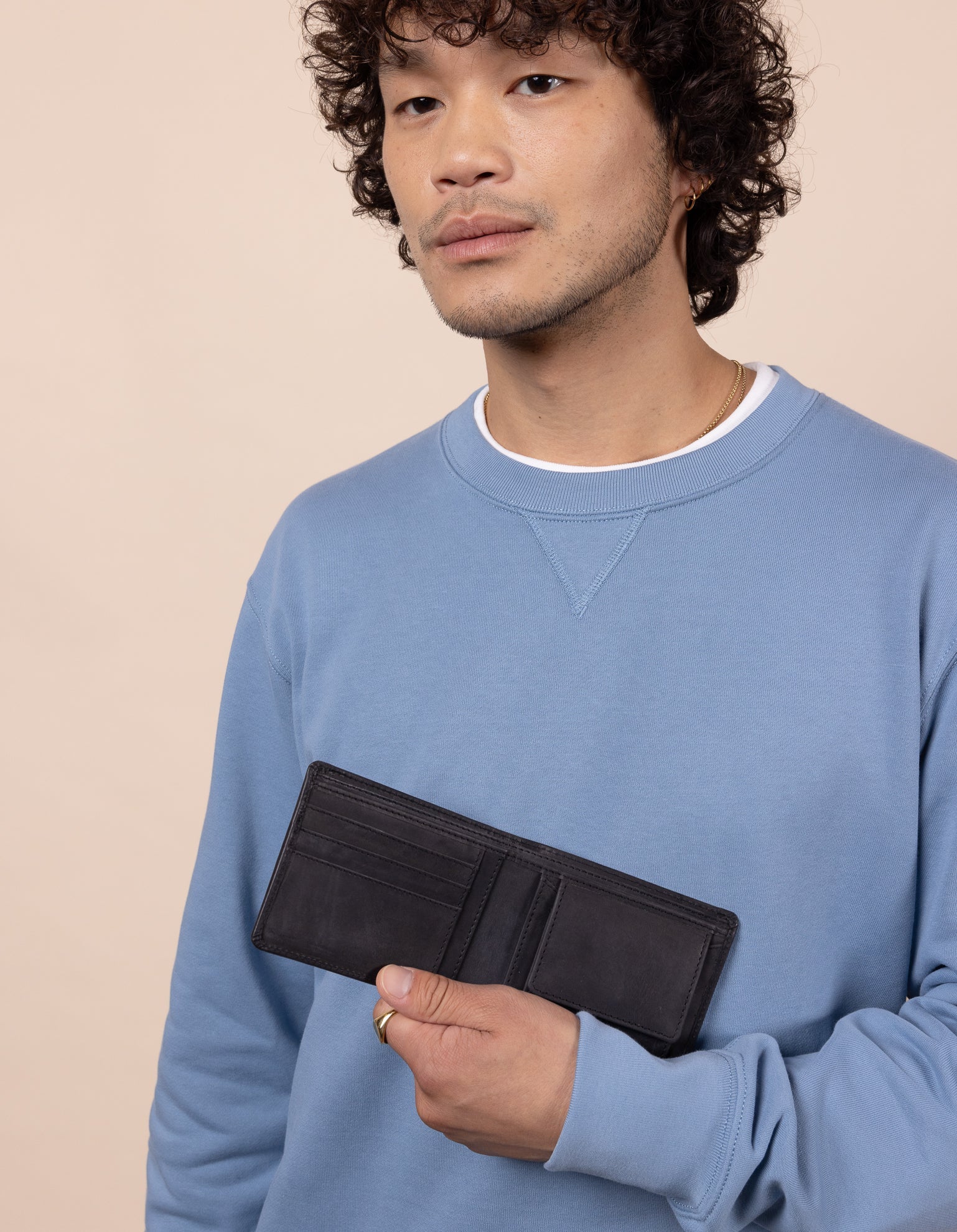 Perfectly Imperfect Tobi's Wallet - Black Hunter Leather