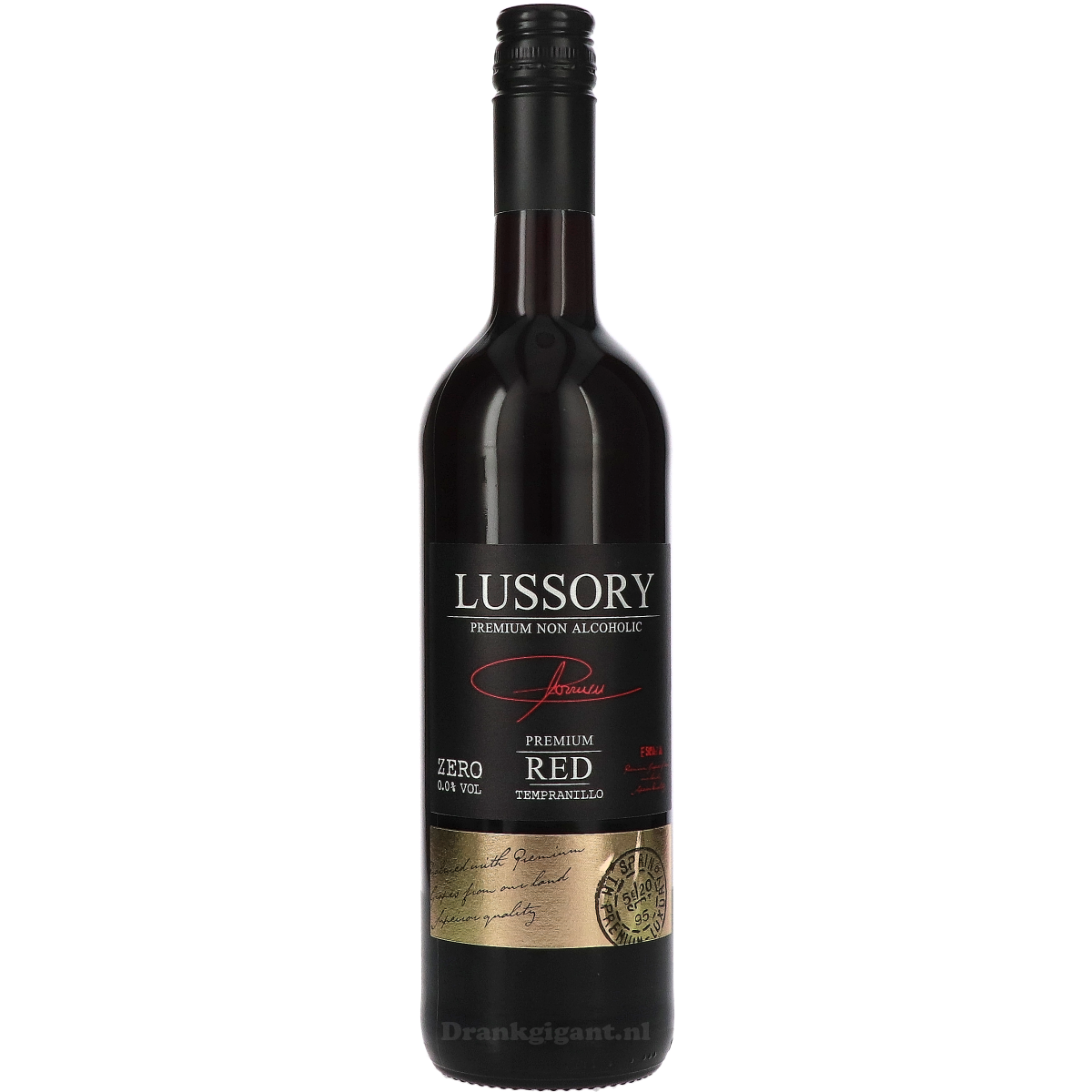 Lussory Rood Alcoholvrij 75 cl