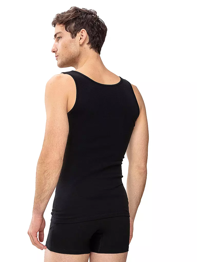 MEY Athletic Shirt Casual Cotton Schwarz schwarz