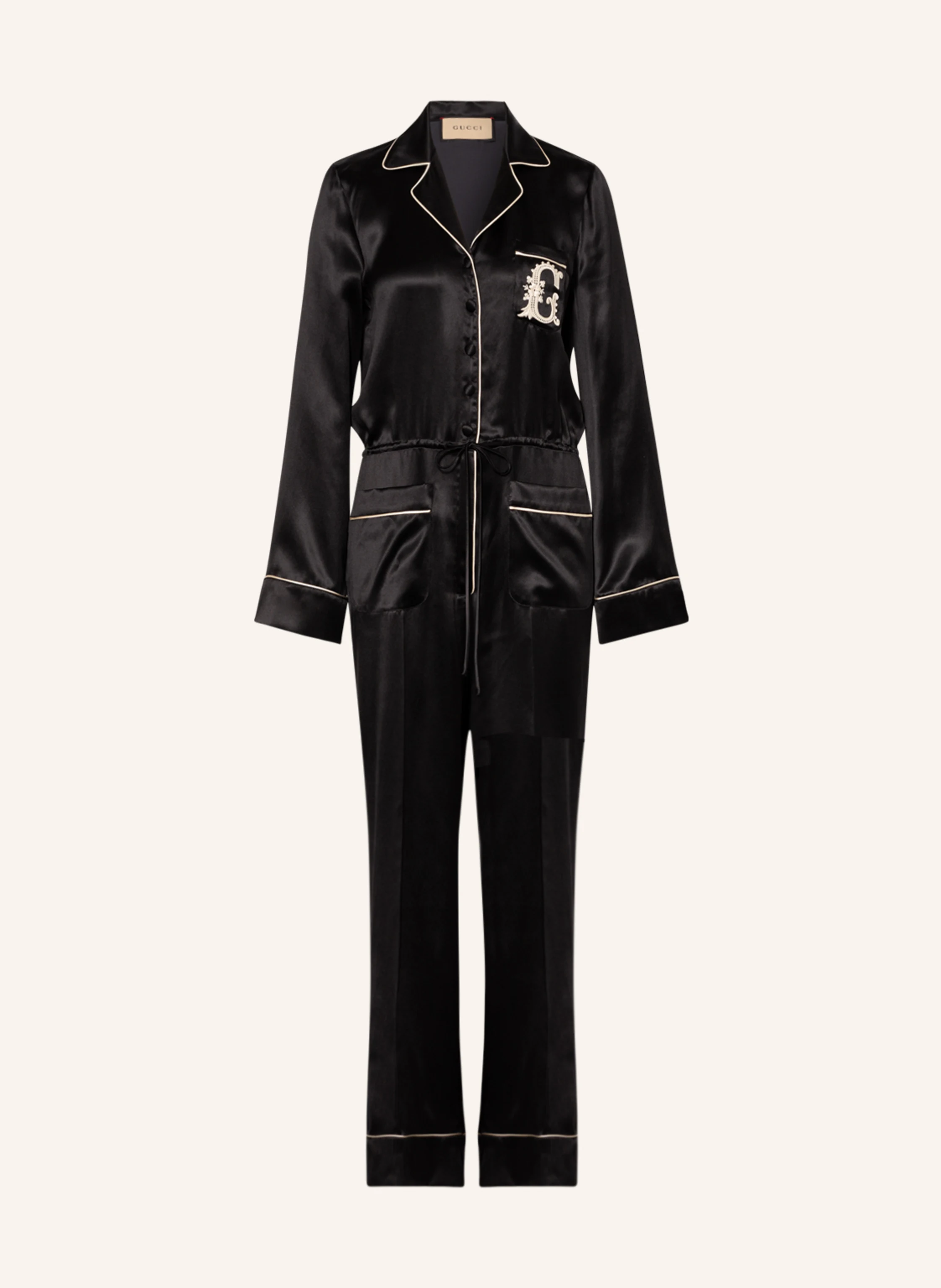 GUCCI Jumpsuit mit Seide