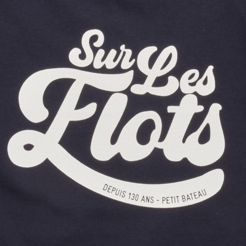 Petit Bateau - FOXY - Marine / Blanc