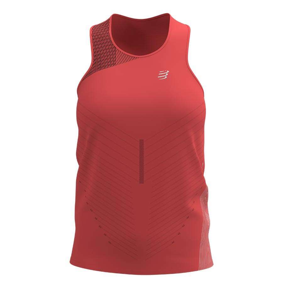 Compressport Performance Hardloopshirt Zonder Mouwen Roze Dames
