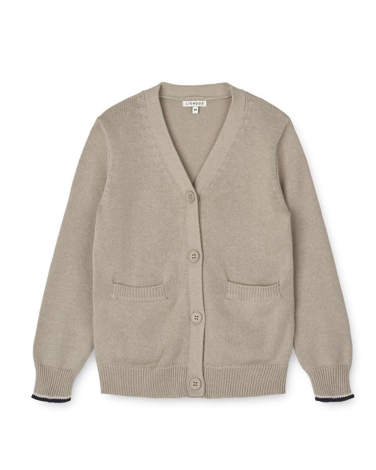 Cardigan Strikket – 100% Øk. Bomull – Memphis