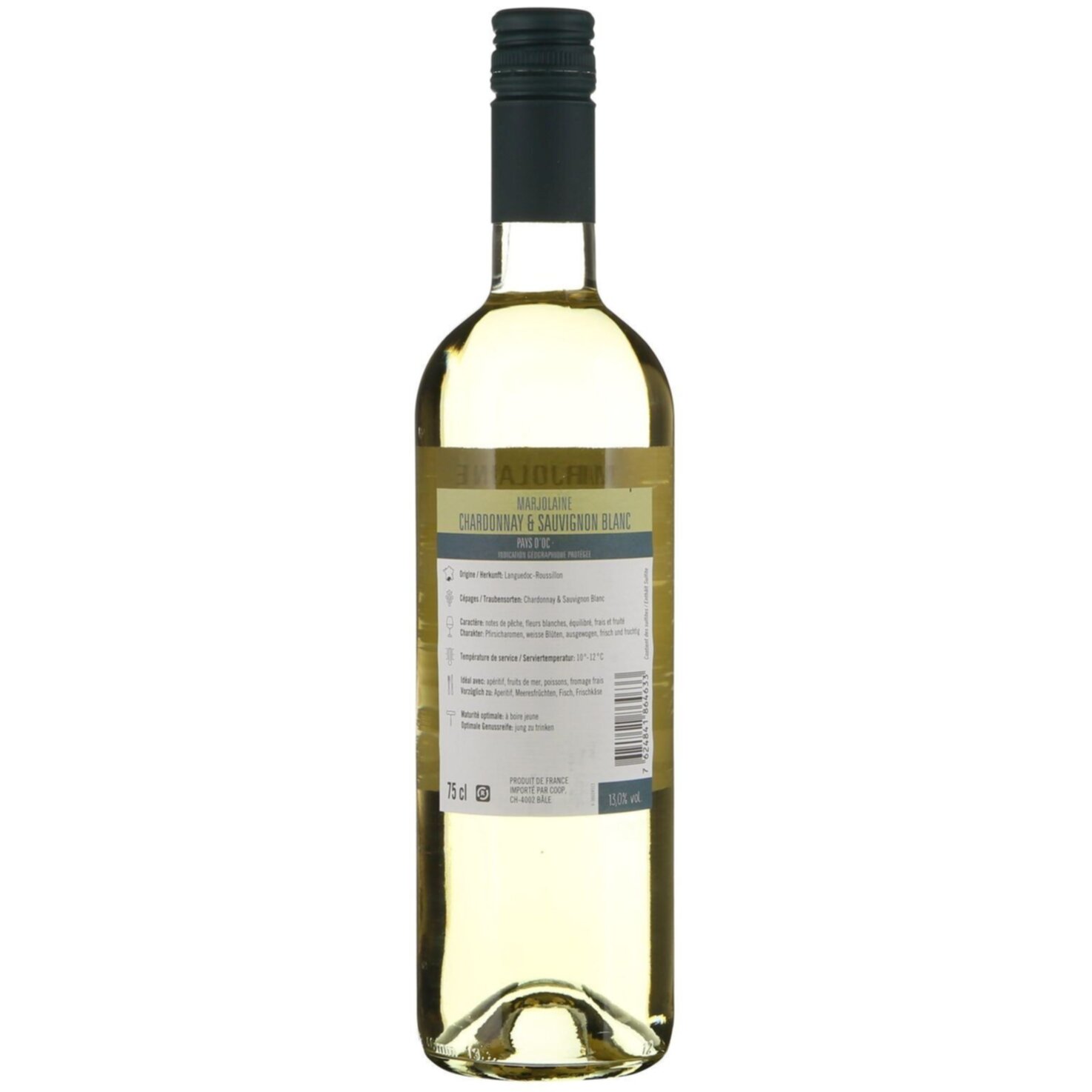 Prix Garantie Pays d'Oc IGP Marjolaine Chardonnay & Sauvignon Blanc -75cl