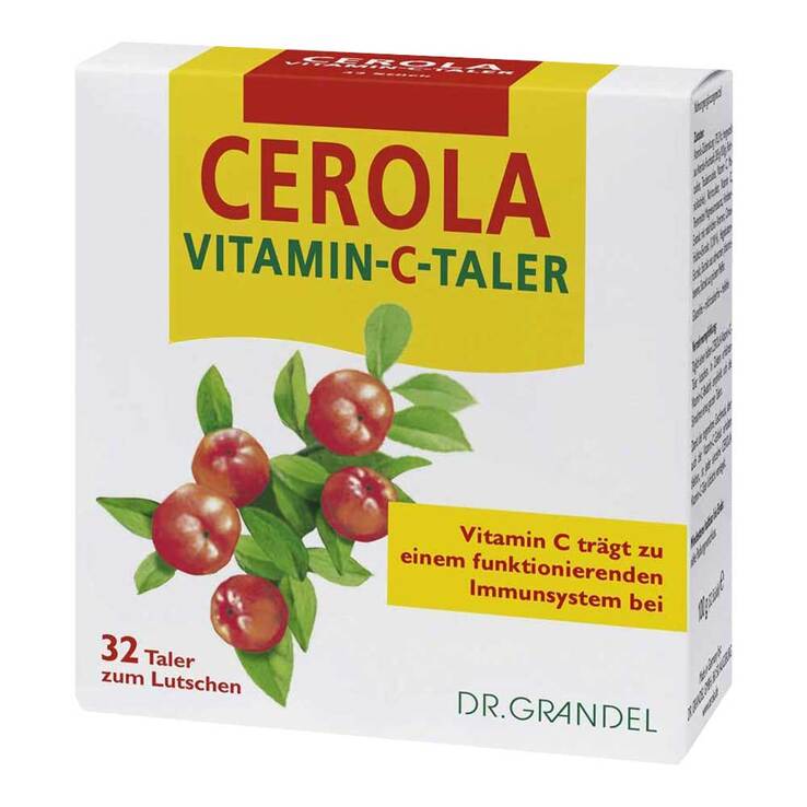 Cerola Vitamin C Taler Grandel, 32 St