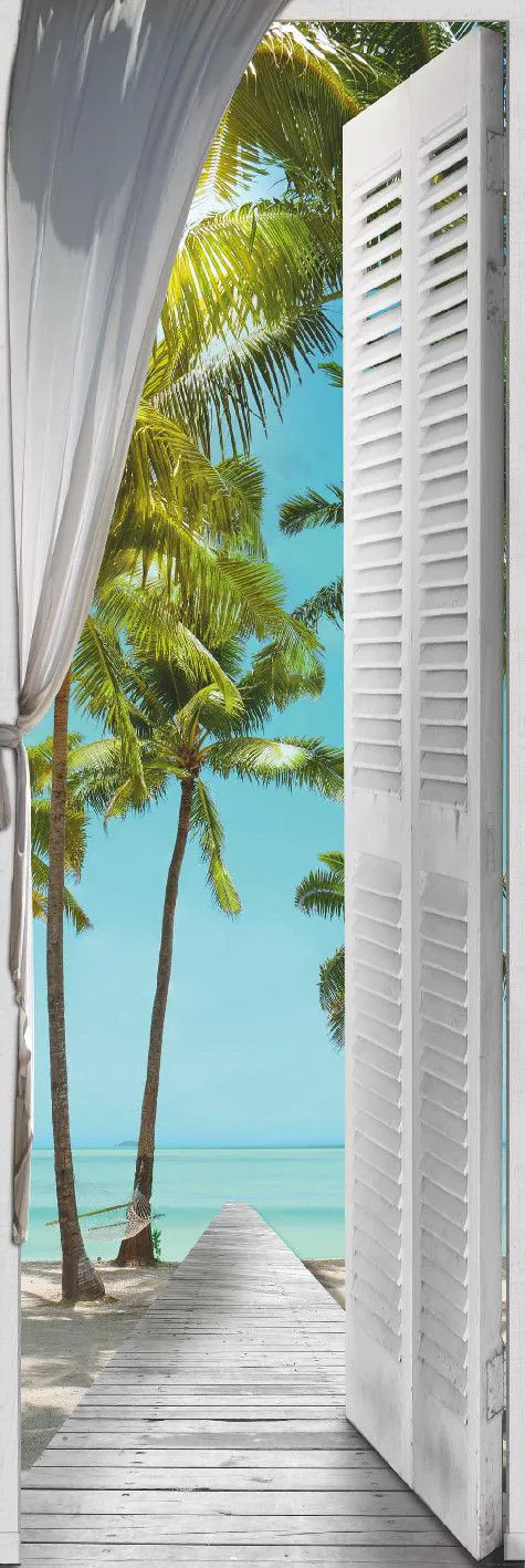 Poster Tropical View, 53 x 158 cm
