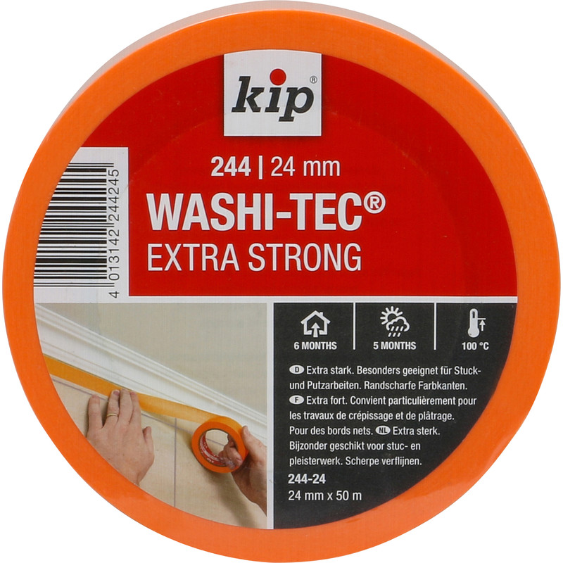 Kip 244 Washi afplaktape 24mmx50m