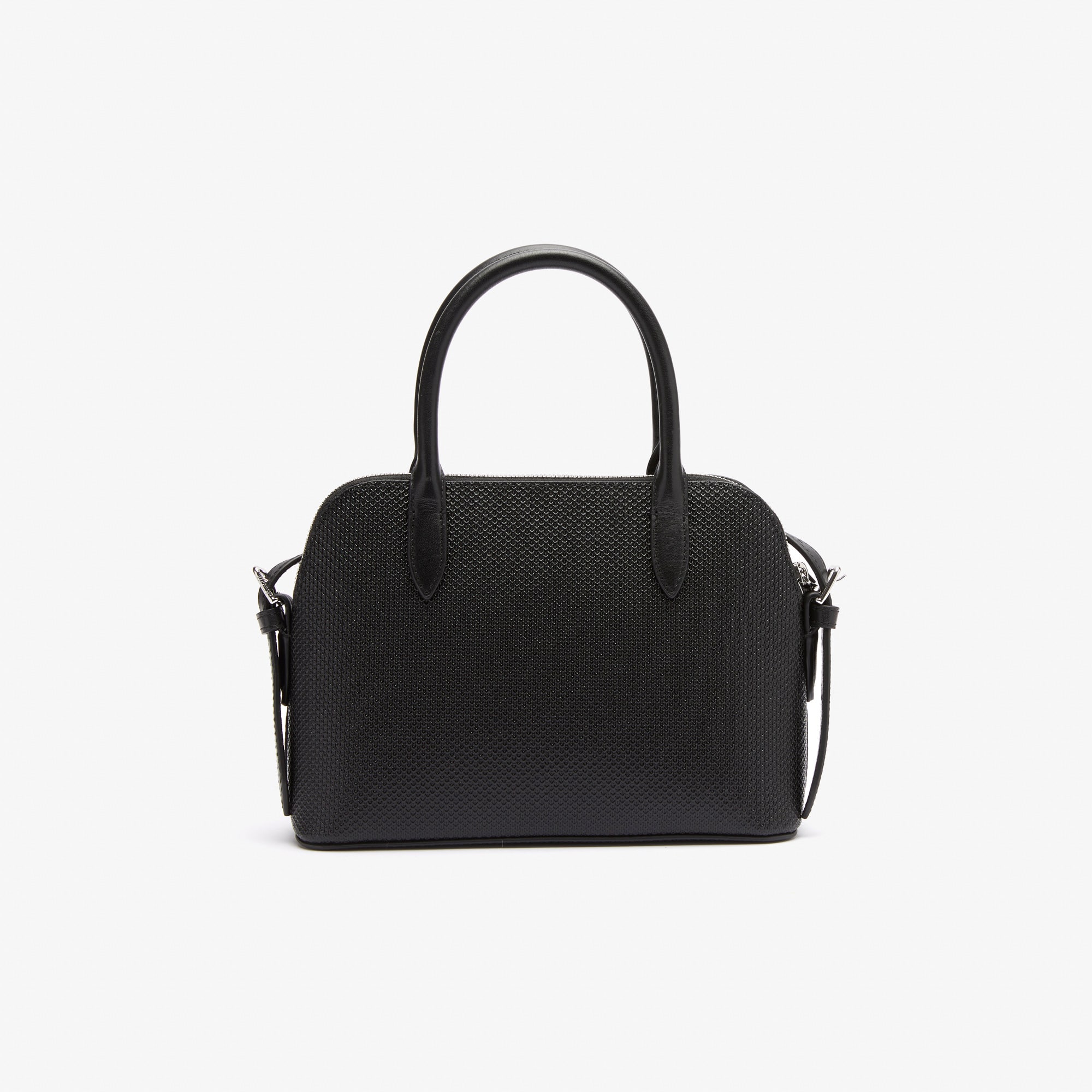 Sac bugatti à bandoulière amovible Chantaco en cuir piqué Sacs à main & Cabas - Noir - Lacoste - Femme