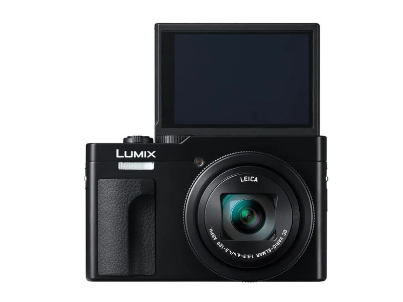 Panasonic Fotokamera DC-TZ99 Schwarz Kompakte, leistungsstarke Reise-Zoomkamera
