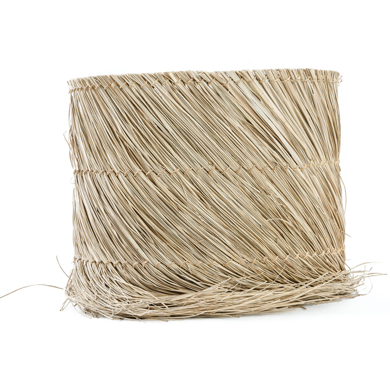 Bazar Bizar Lampe à poser Lipsi gris/naturel - 30x30x48 cm