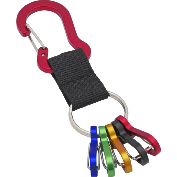Schlüsselanhänger Karabiner, rosa
