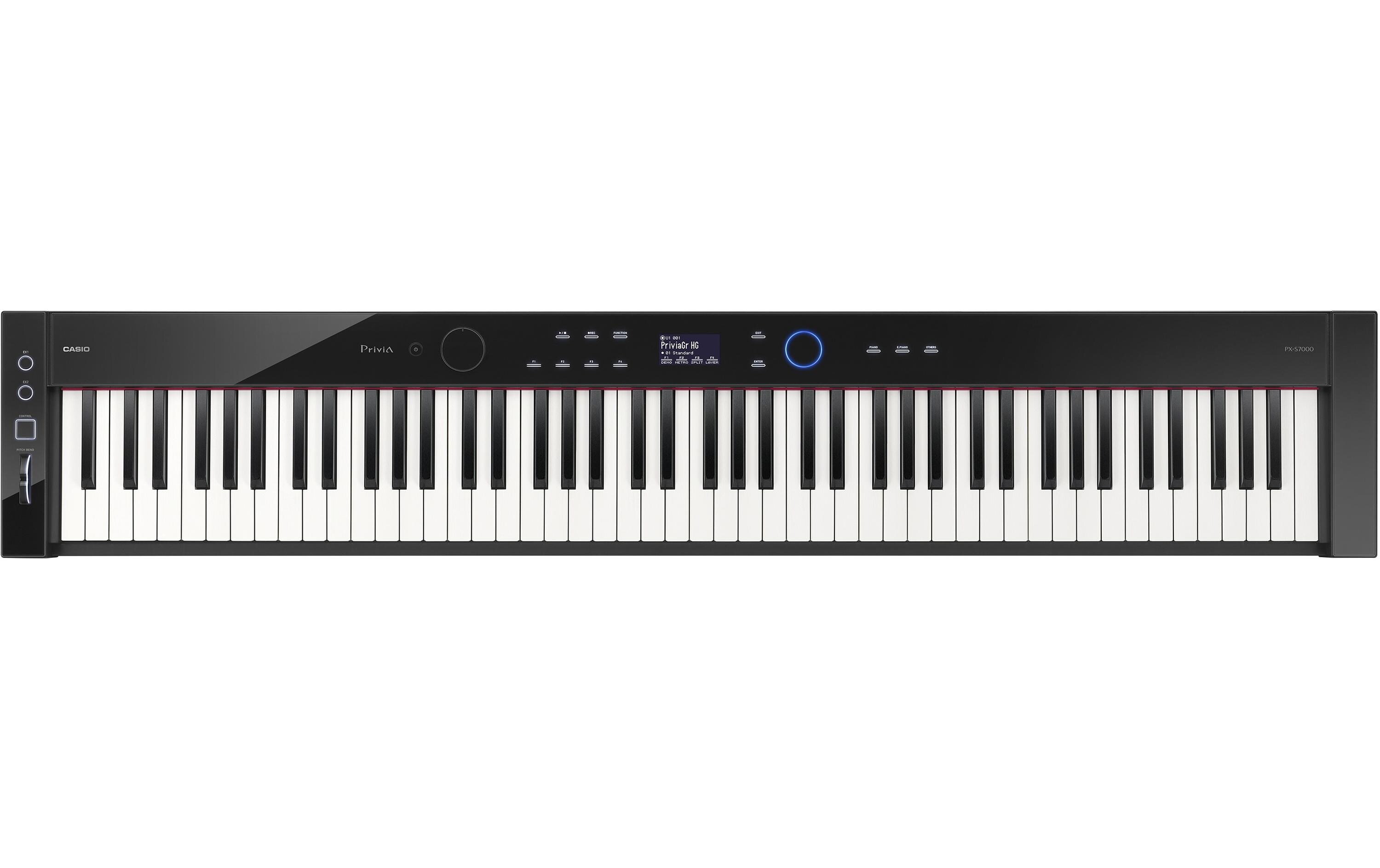 E-Piano Privia PX-S7000 – Schwarz<br>Digitalpiano mit dem authentischen Anschlag eines Flügels, innovativer Klangtechnologie und beeindruckender Ästhetik