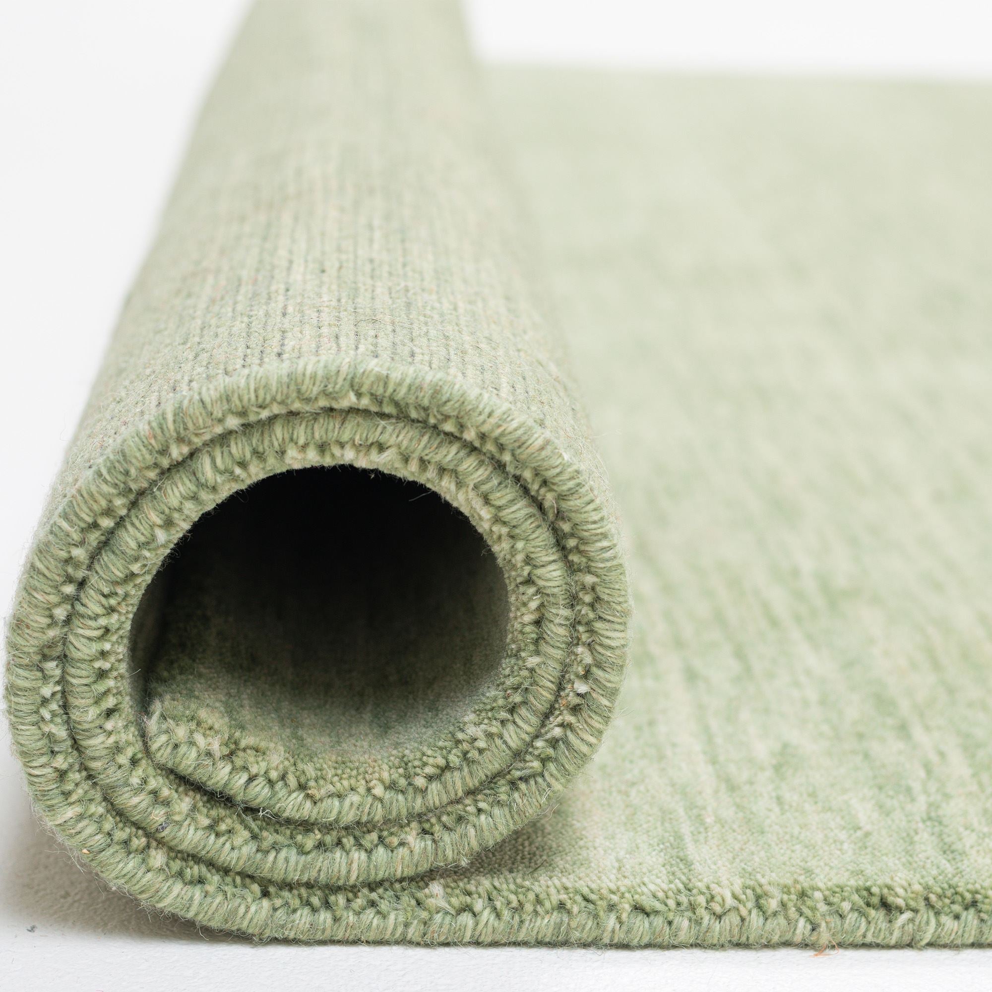 Theko Handgeweven UNI-tapijt Holi 250x350 cm - Groen