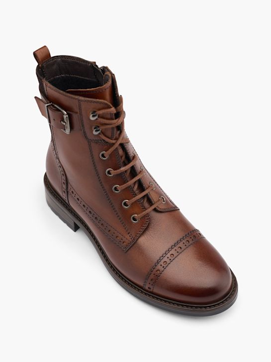 5th Avenue Schnür-Stiefelette Braun