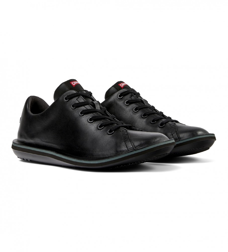 Sapatos de couro preto Camper Beetle