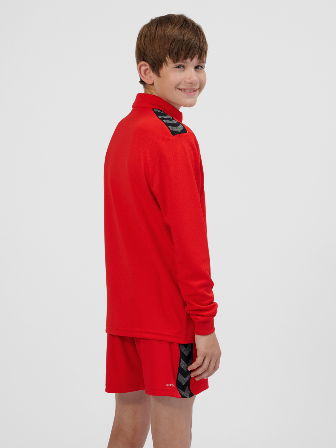 hmlAUTHENTIC HALF ZIP SWEAT KIDS